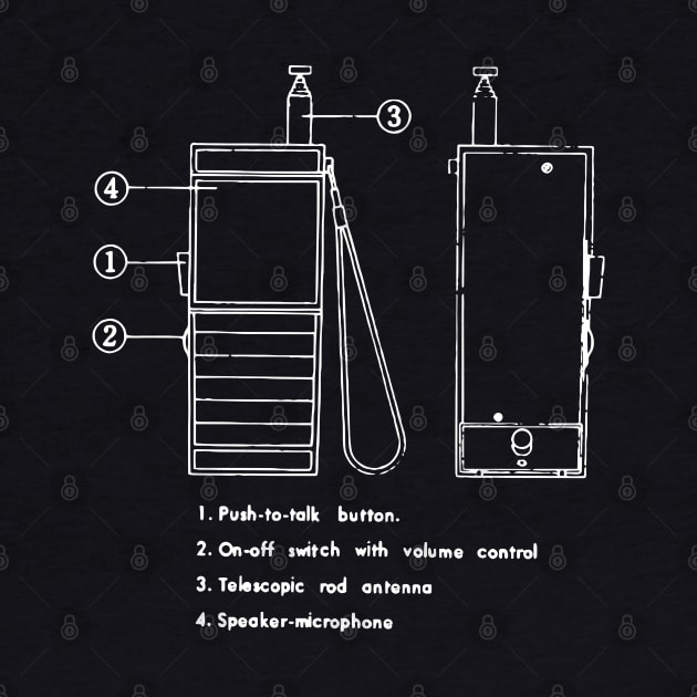 Walkie Talkie Secret Technology Schematic Communication by callingtomorrow